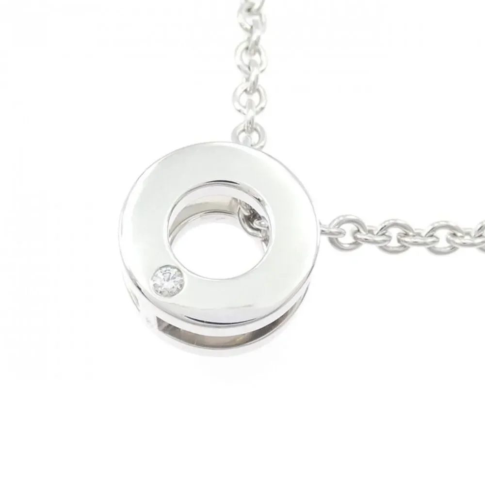 Hermes Au750 White Gold Diamond Necklace